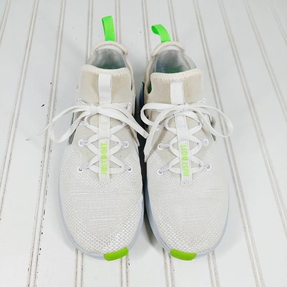 Nike Cream Silver Athleisure Training Lace Up Running Sneakers A239 - Picture 6 of 13